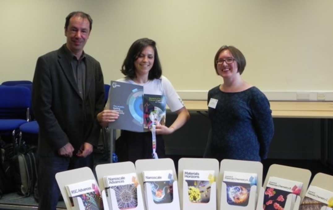 Rhea Kumar wins the best designed poster prize