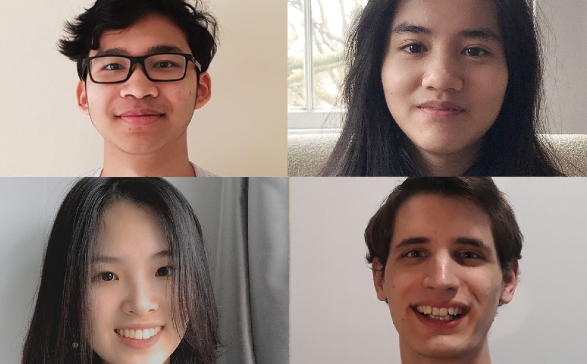 A collage of photos of the team that came second place: Marvin Alberts, Balazs Striker, Katie Zeng, Moe Thu Kha, Yixuan Wang. All undergraduates from the Department of Chemistry