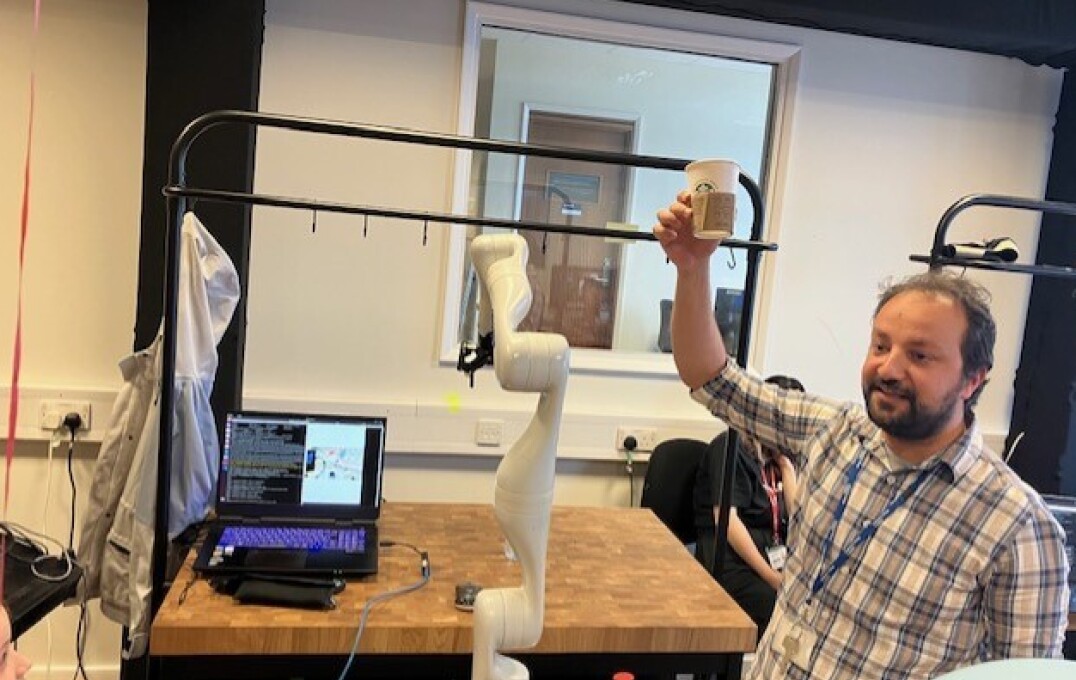 Robot cup interaction