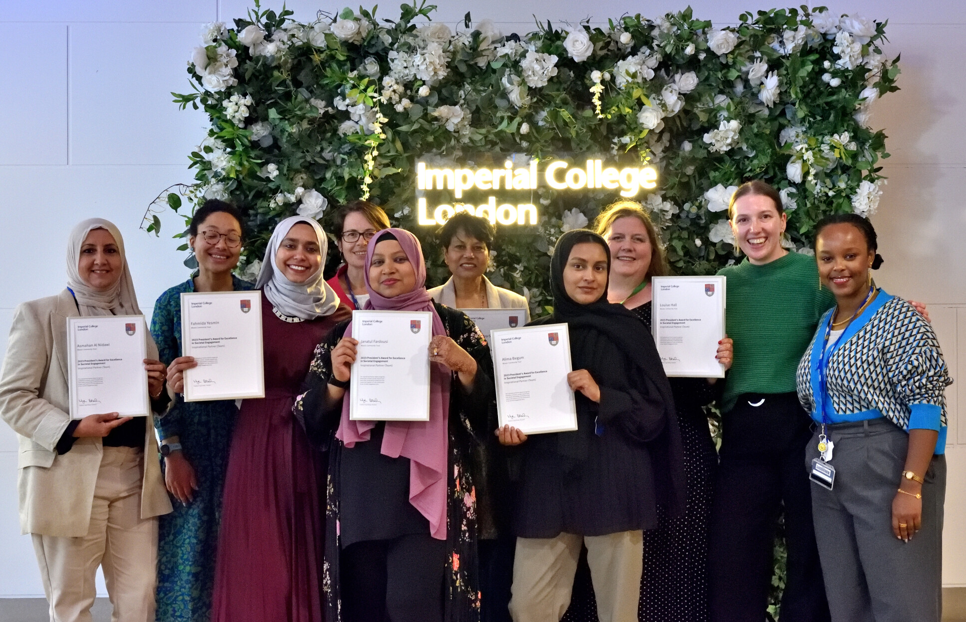 Staff from the Mosaic Trust with staff from PERC