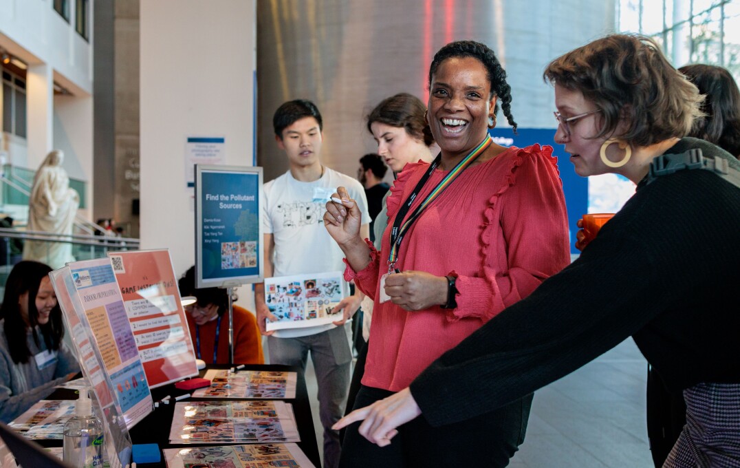 Student Showcase visitors