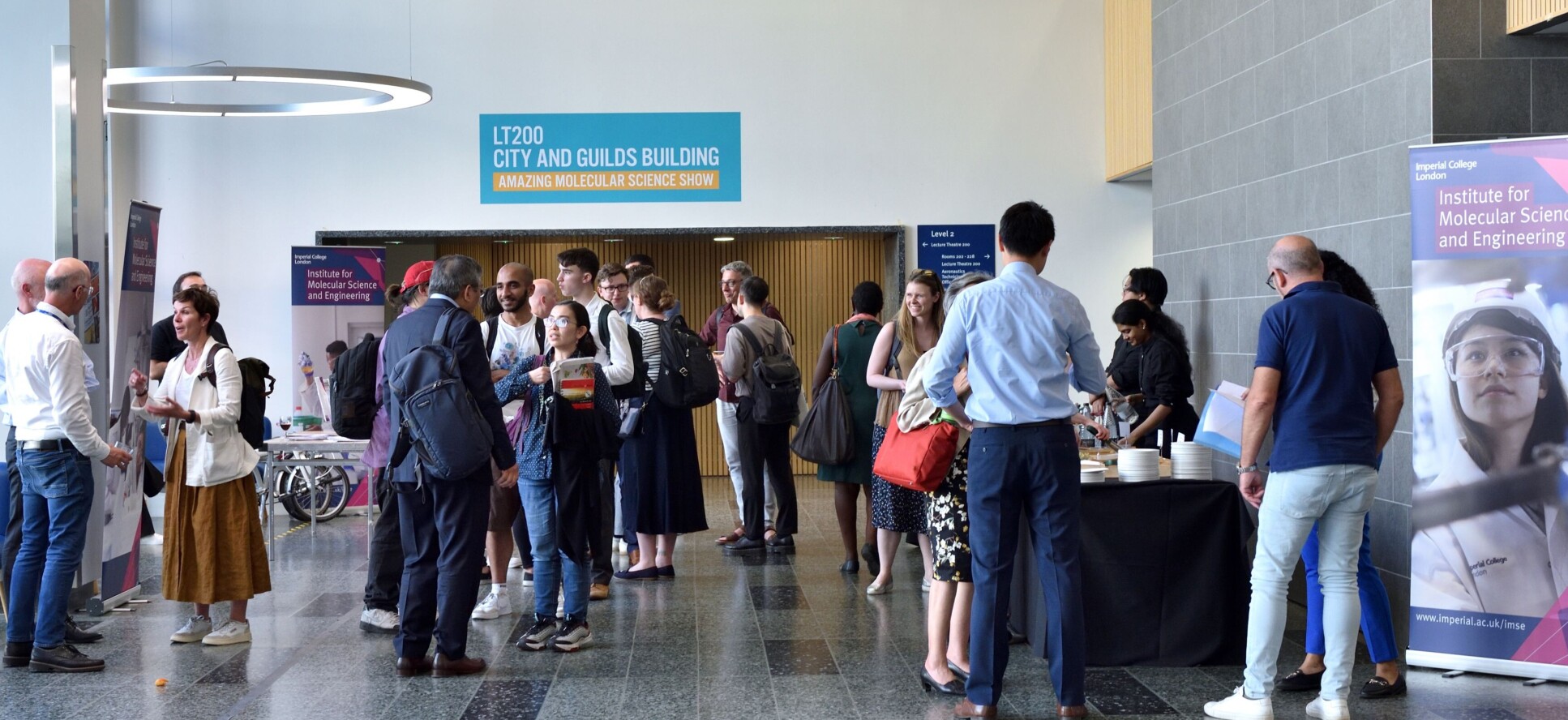 A group of researchers, students, schoolchildren, policy experts and professionals from water charities and international development organisations, attending the 5th IMSE annual lecture.