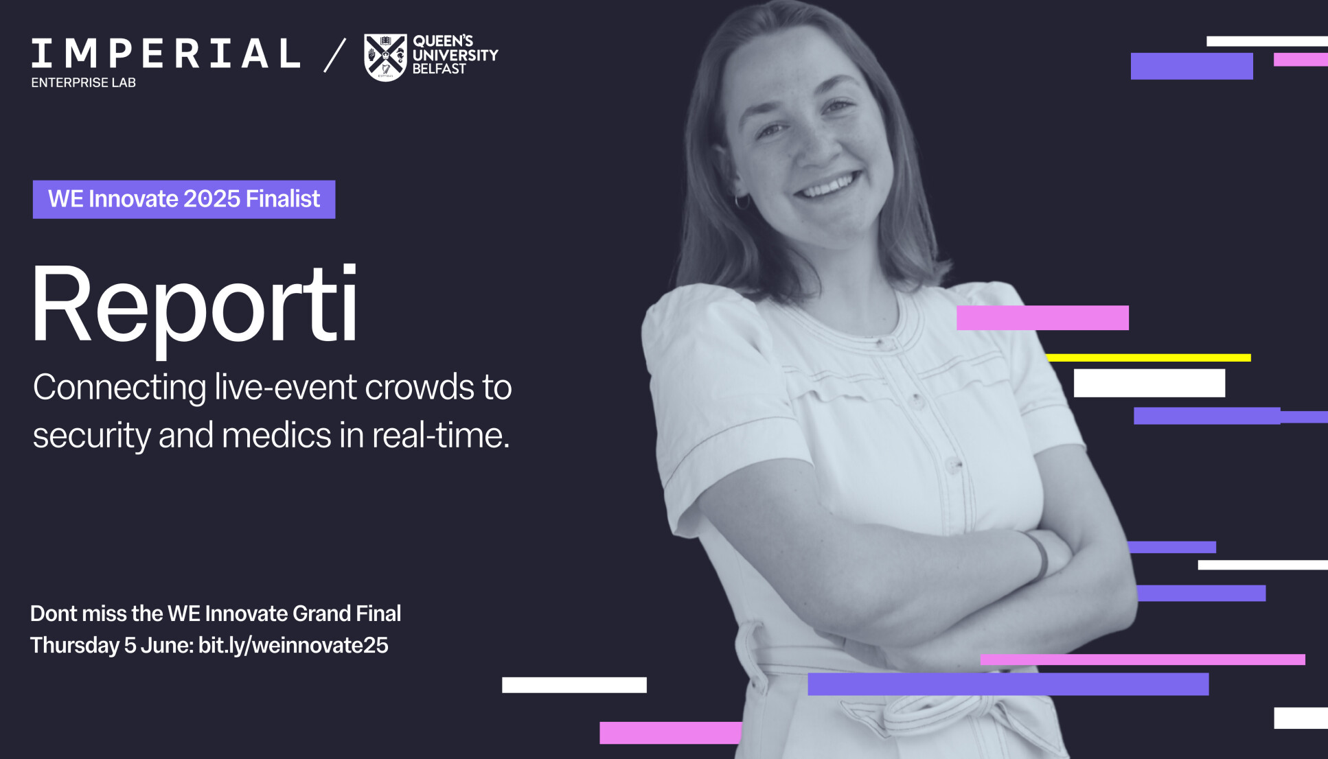 The WE Innovate team members for Reporti.