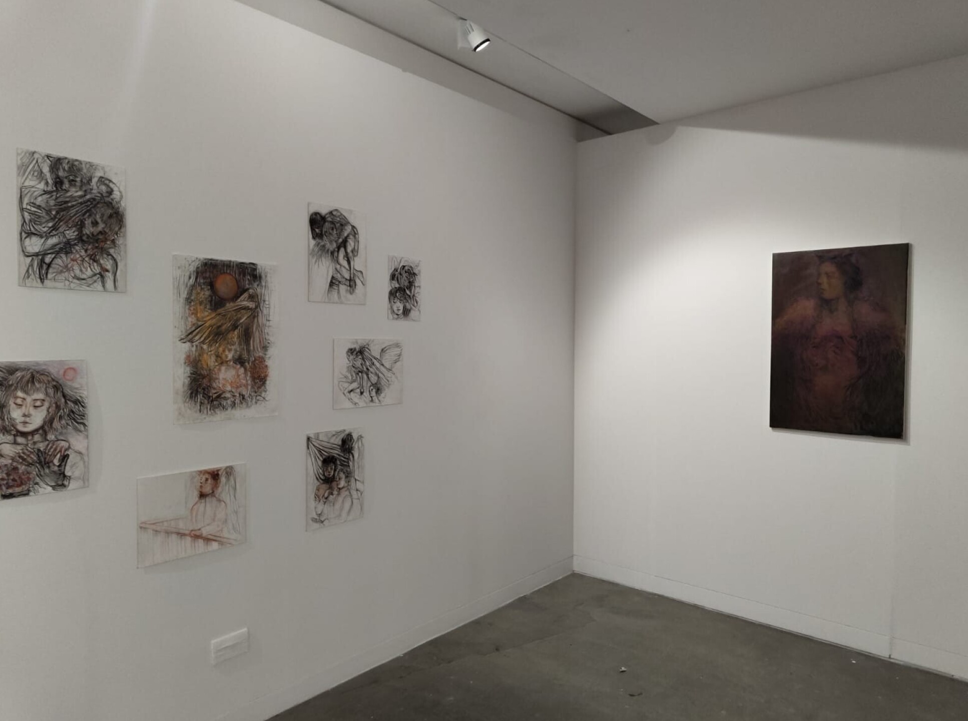 drawings and paintings by Annette Kong