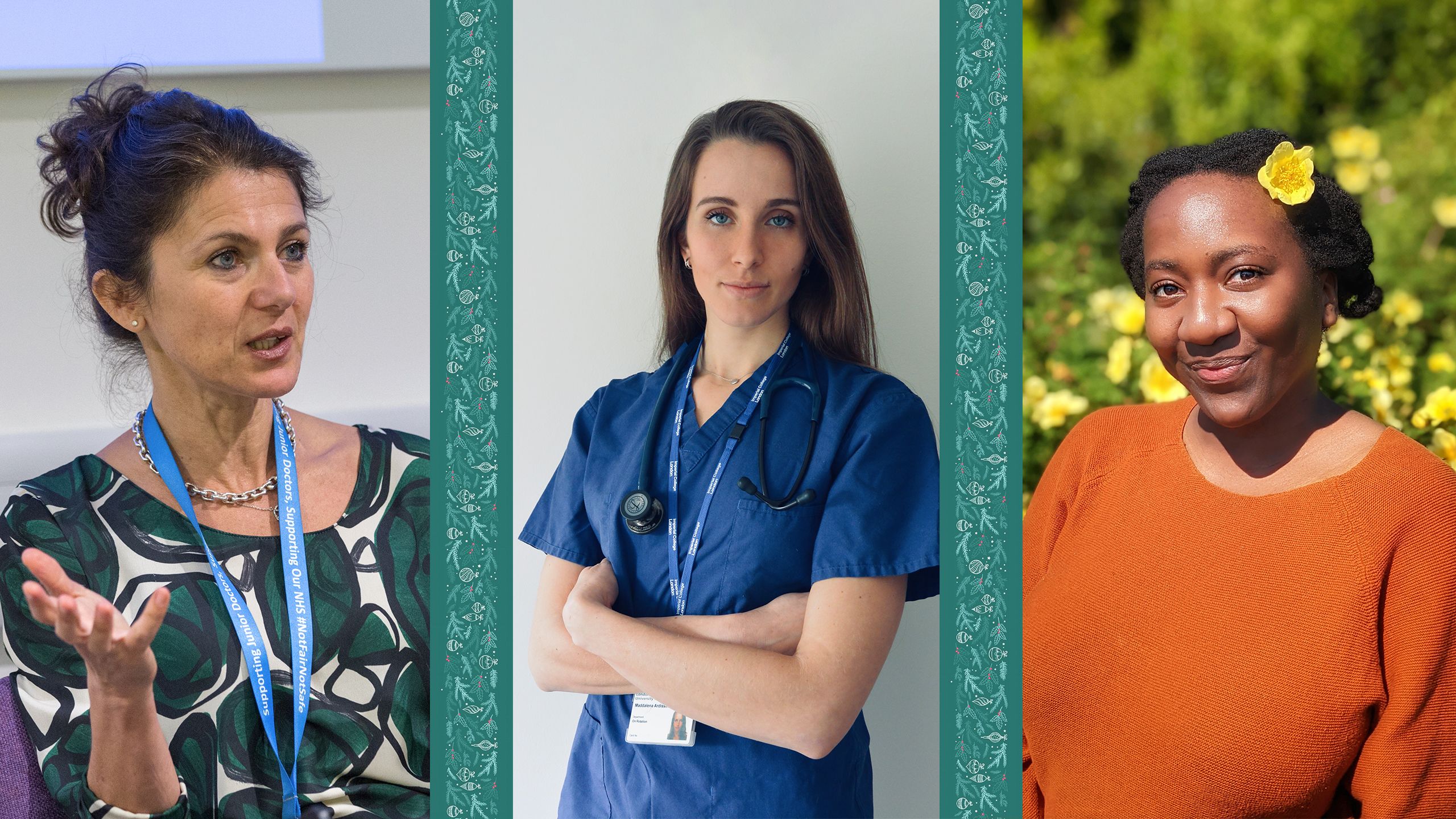 Professor Sarah Fidler, Clarissa Gardner and Maddalena Ardissino